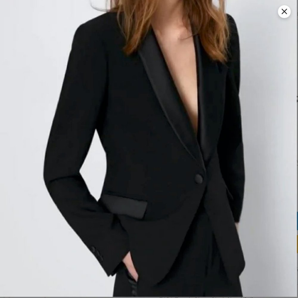 Zara - Tuxedo Blazer - Medium